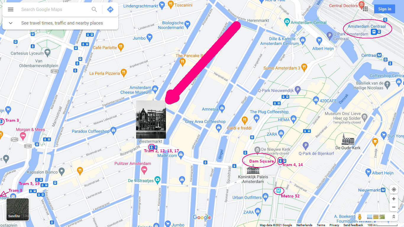 How Do I Get To The Anne Frank House Amsterdam By Public Transport By Public Transport