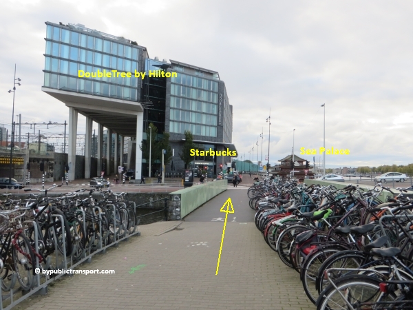 hoe kom ik bij de centrale bibliotheek oba oosterdok in amsterdam met het ov openbaar vervoer by public transport 21