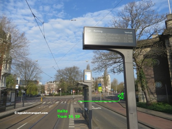 hoe kom ik bij het verzetsmuseum amsterdam met het ov openbaar vervoer by public transport 11