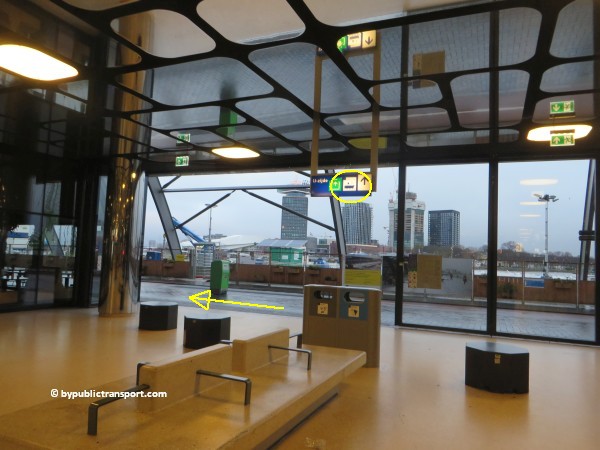 how do i get to the adam lookout in amsterdam by public transport 22