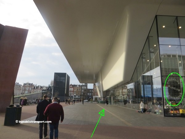 how do i get to the stedelijk museum amsterdam by public transport 23